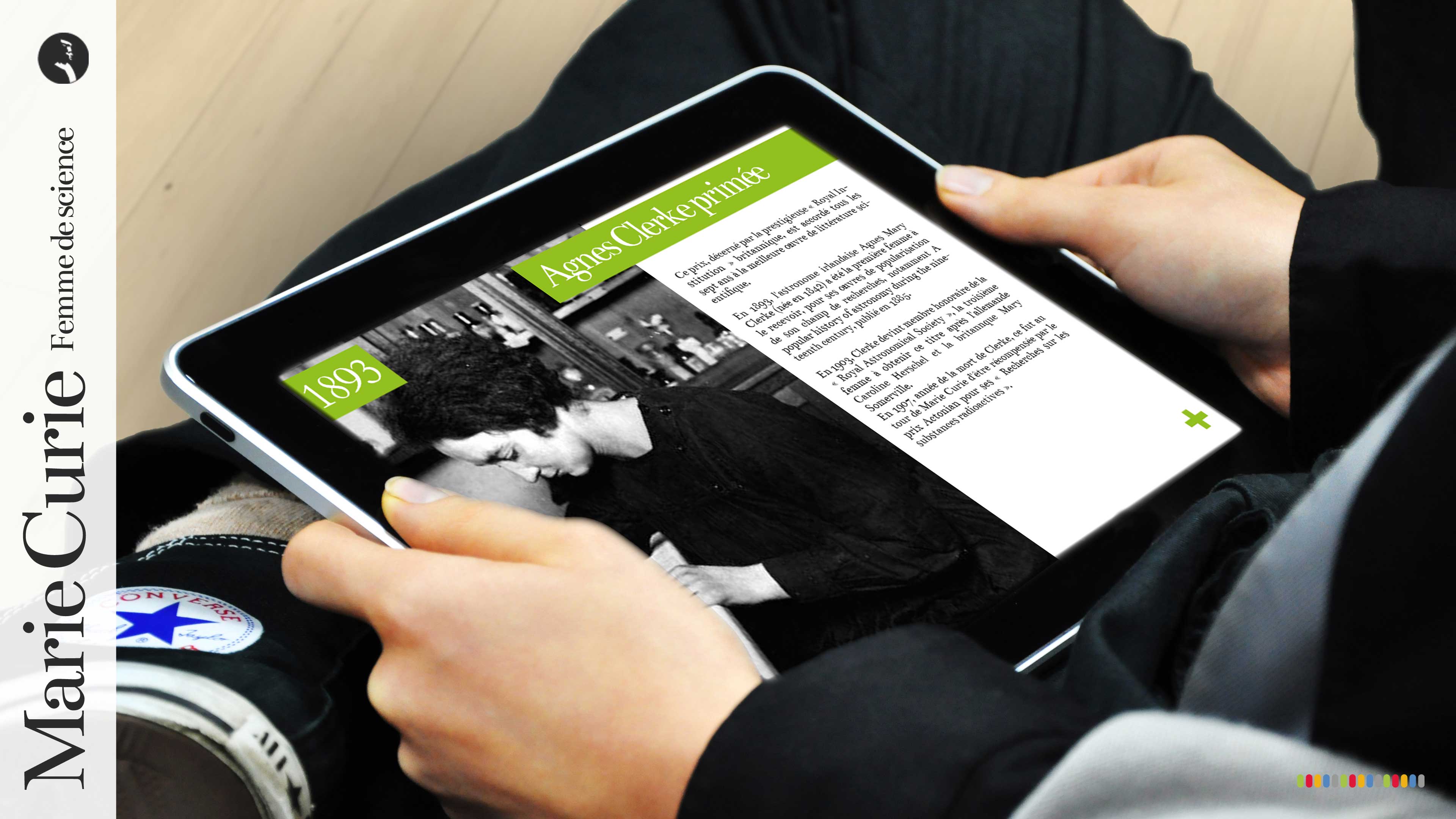 Marie Curie - Application iPad et tablettes