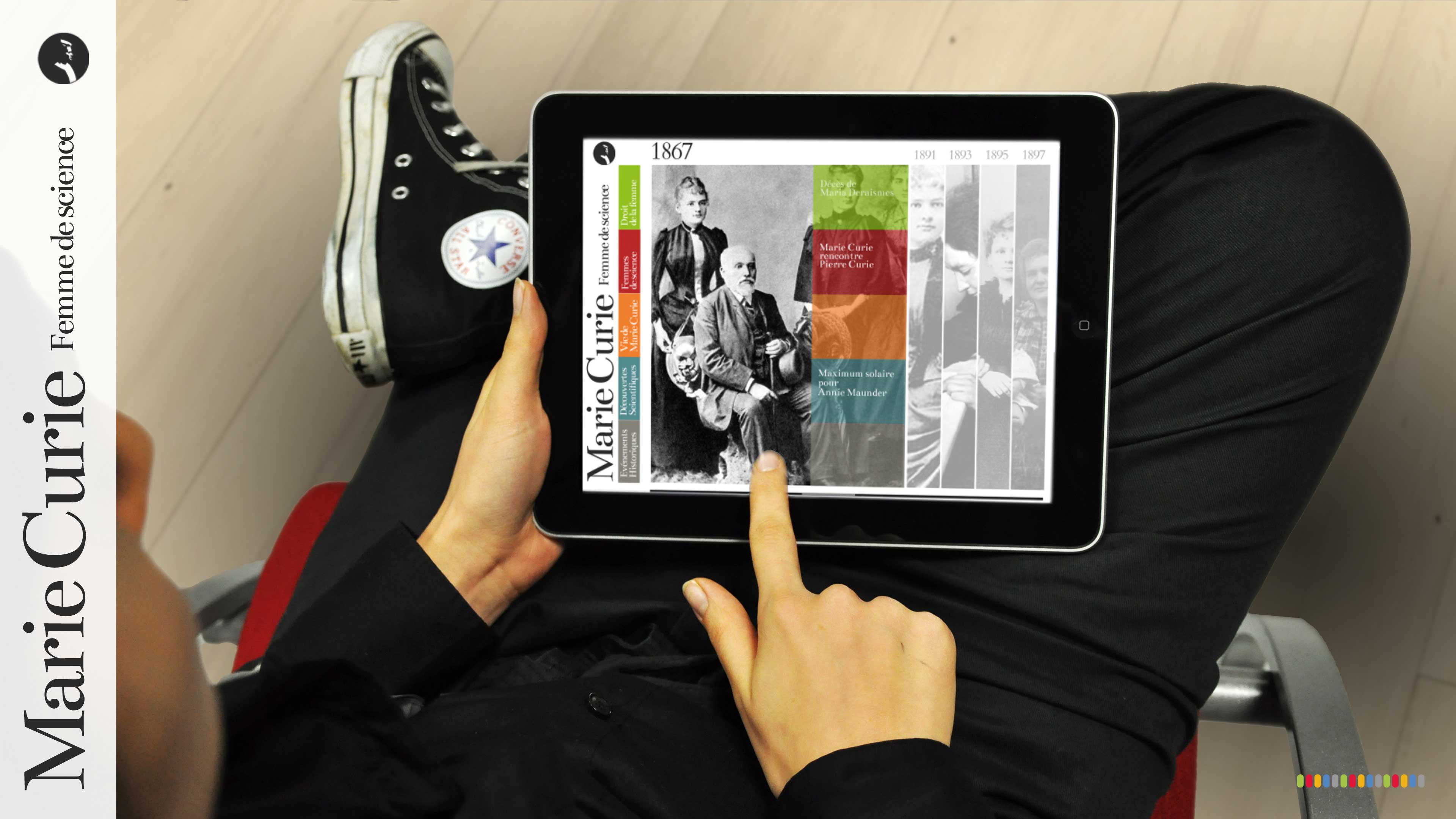 Marie Curie - Application iPad et tablettes
